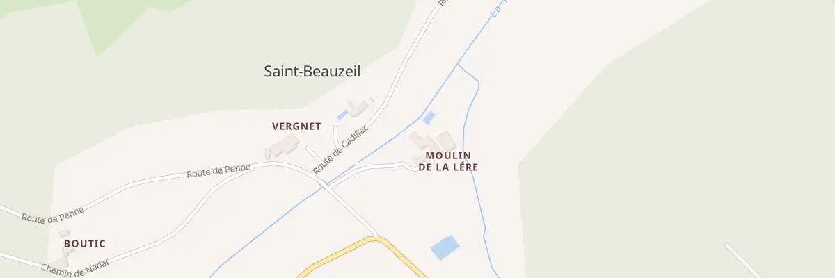 Plan du 80 Rte du Pont de la Lère à Saint-Beauzeil