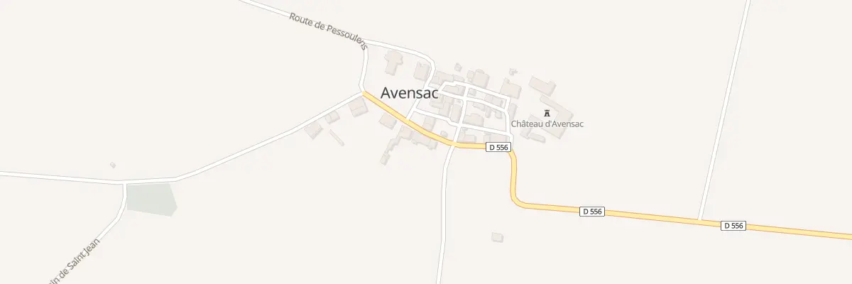 Plan du 3 Rue Principale à Avensac