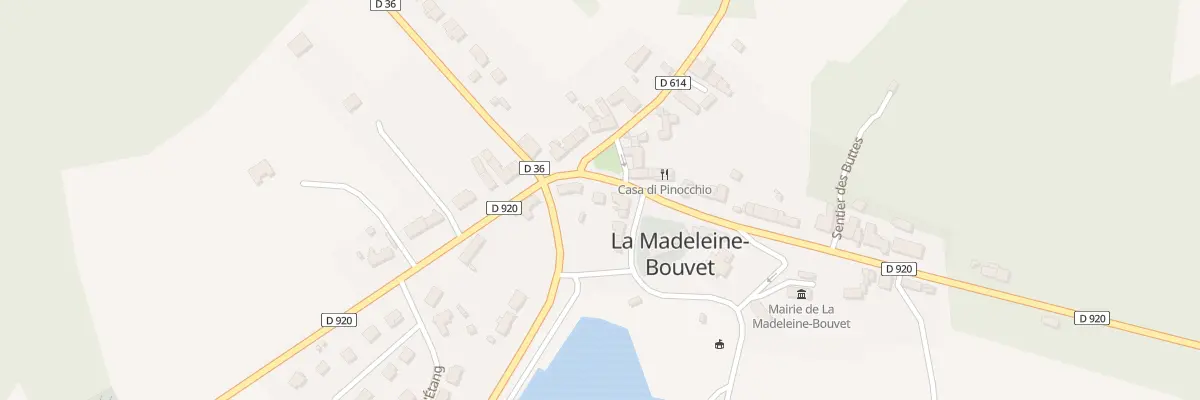 Plan du 2 Pl du Monument à La Madeleine-Bouvet