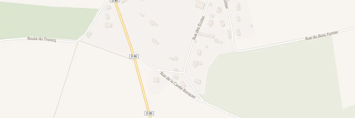 Plan du 9024 Rue des Ecoles au Troncq