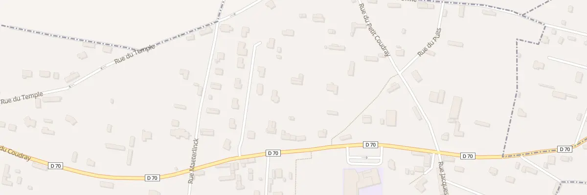 Plan du 490 Rue du Coudray à Gruchet-Saint-Siméon