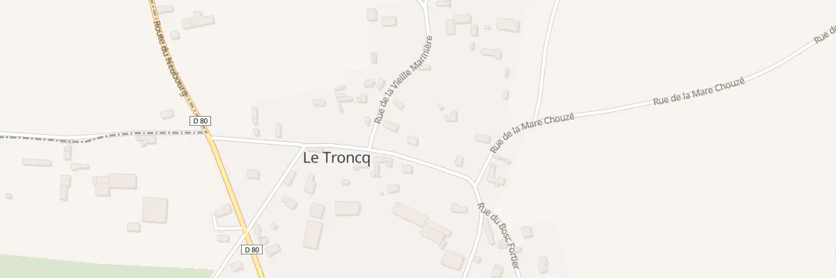Plan du 9045 Rue de la Vieille Mariniere au Troncq