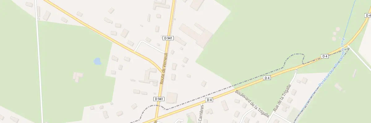 Plan du 10 Rte de Verneuil à Lamblore