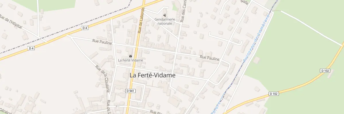 Plan du 3 Rue des Carriéres à La Ferté-Vidame