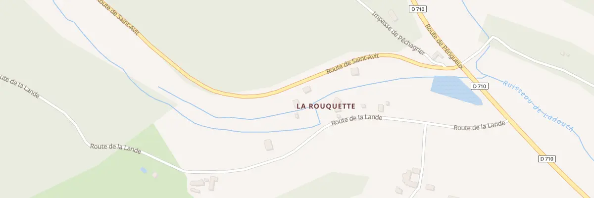 Plan du 295 Rte de Saint-Avit au Bugue
