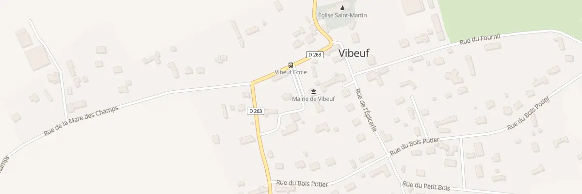 Plan du 57 Rue de la Mare des Champs à Vibeuf