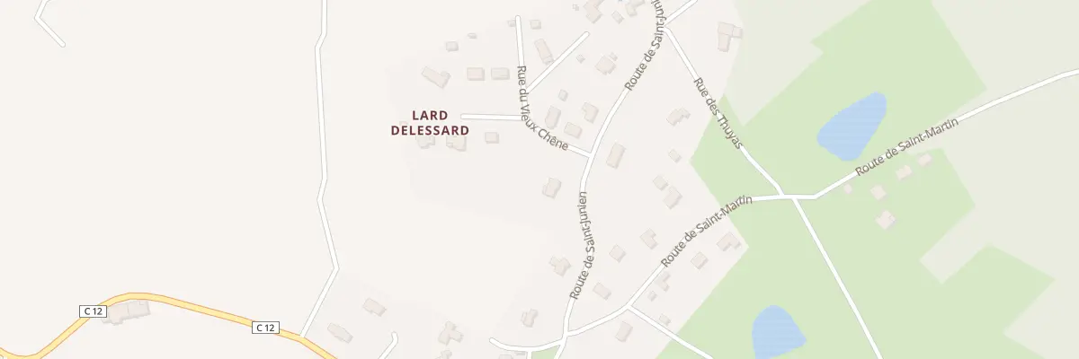 Plan du 11 Rte de Saint Junien à Chaillac-sur-Vienne