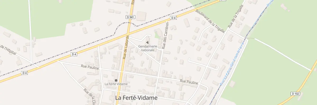 Plan du 9B Rue des Carriéres à La Ferté-Vidame