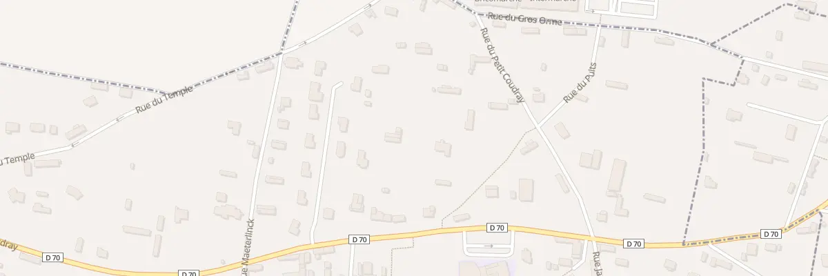 Plan du 443 Rue du Coudray à Gruchet-Saint-Siméon