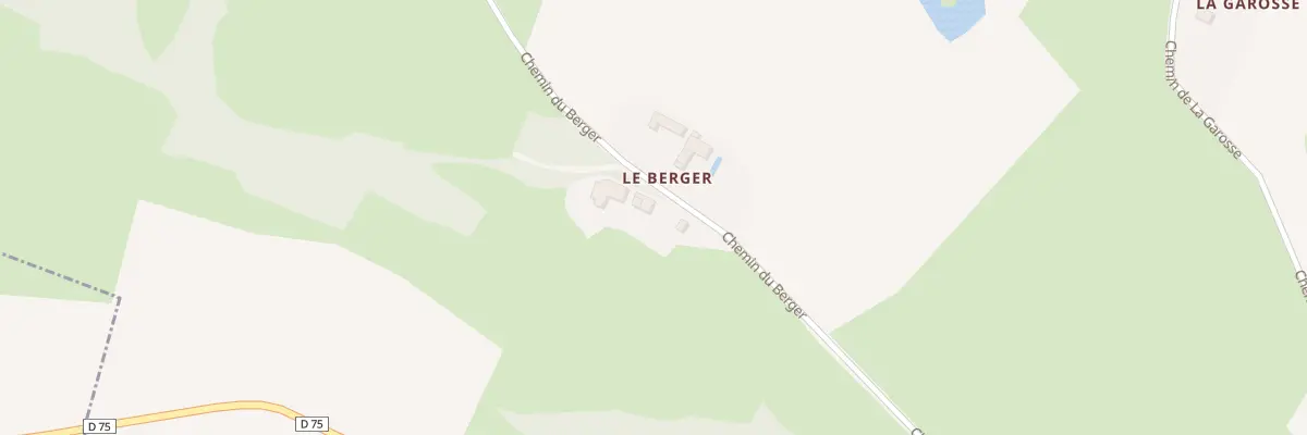 Plan du 64 Le Berger à Boussan