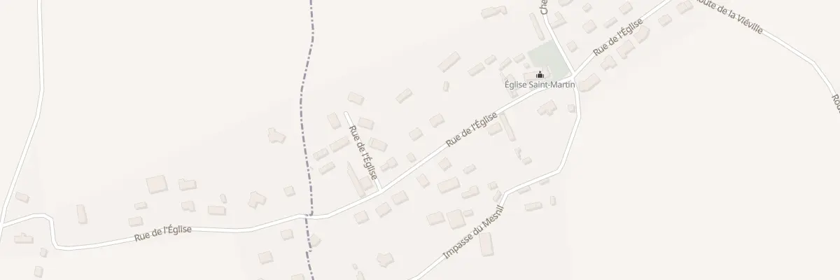 Plan du 28T Rue de l’Eglise au Tremblay-Omonville