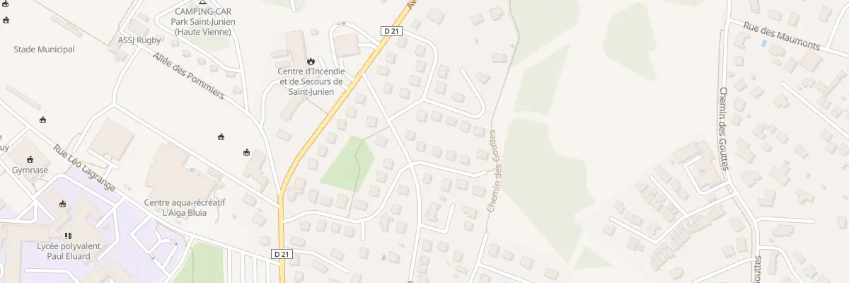 Plan du 5 Rue Jean Rebier à Saint-Junien