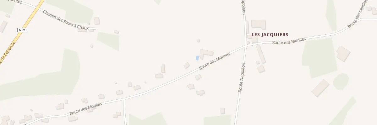 Plan du 1400 Rte des Morilles à Eyzerac