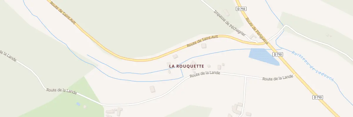 Plan du 271 Rte de Saint-Avit au Bugue
