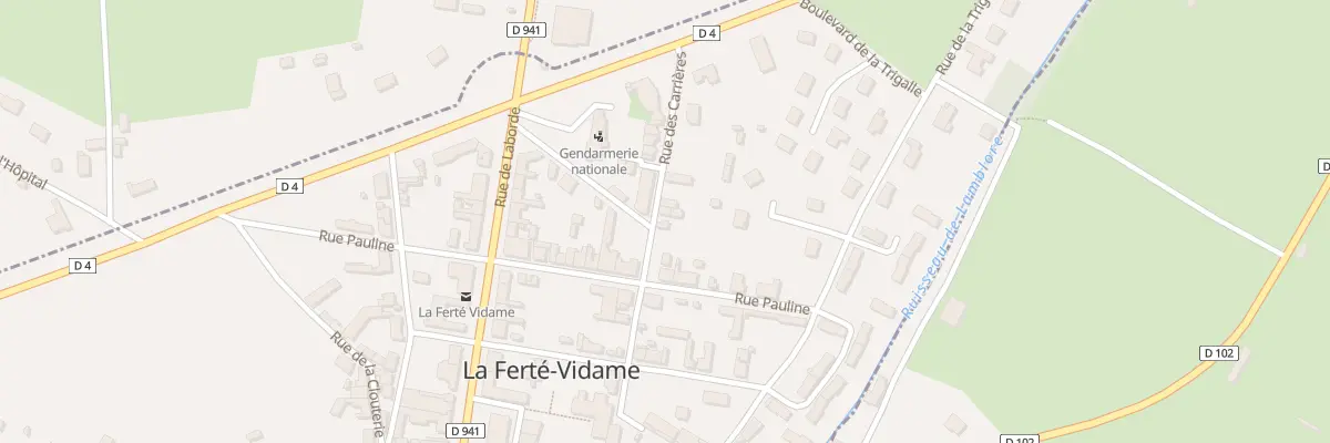 Plan du 4 Rue des Carriéres à La Ferté-Vidame