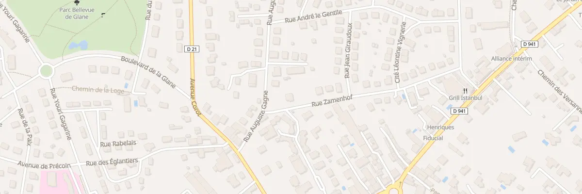 Plan du 1 Rue Zamenhof à Saint-Junien