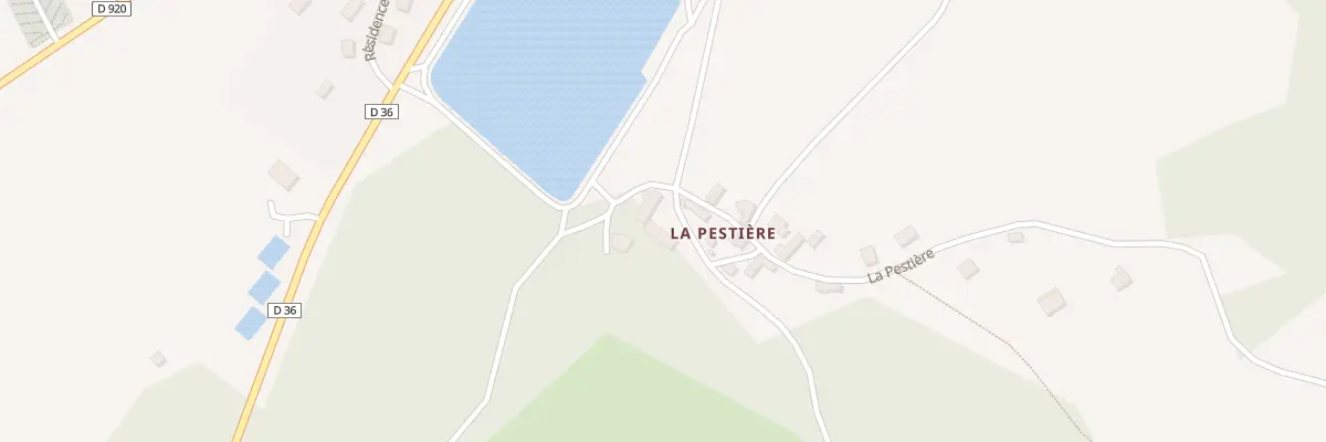 Plan du 124 La Pestière à La Madeleine-Bouvet