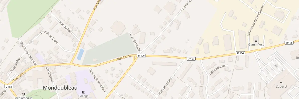 Plan du 38 Rue Leroy à Mondoubleau