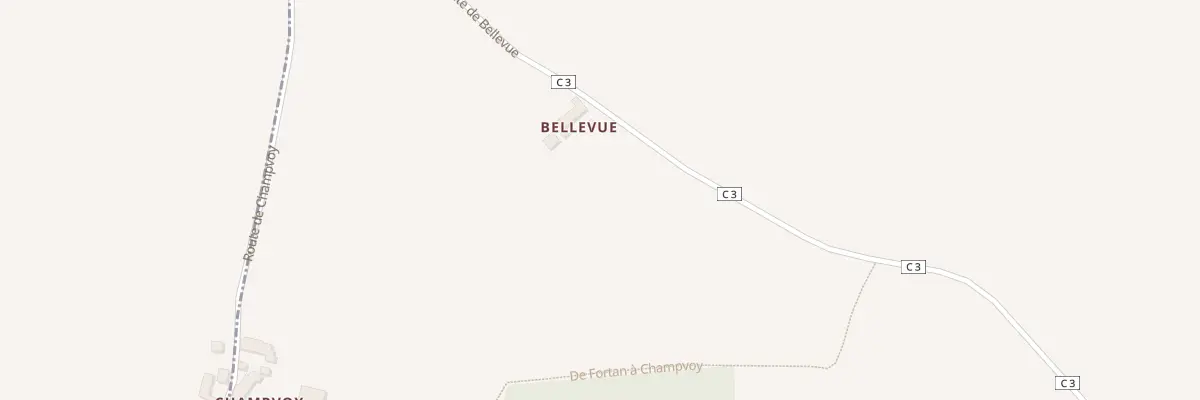 Plan du 66 Bellevue à Fortan