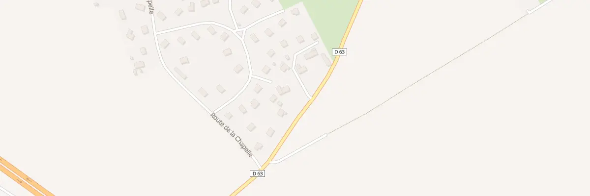 Plan du 518 Rue des Trois Cornets à Bouville