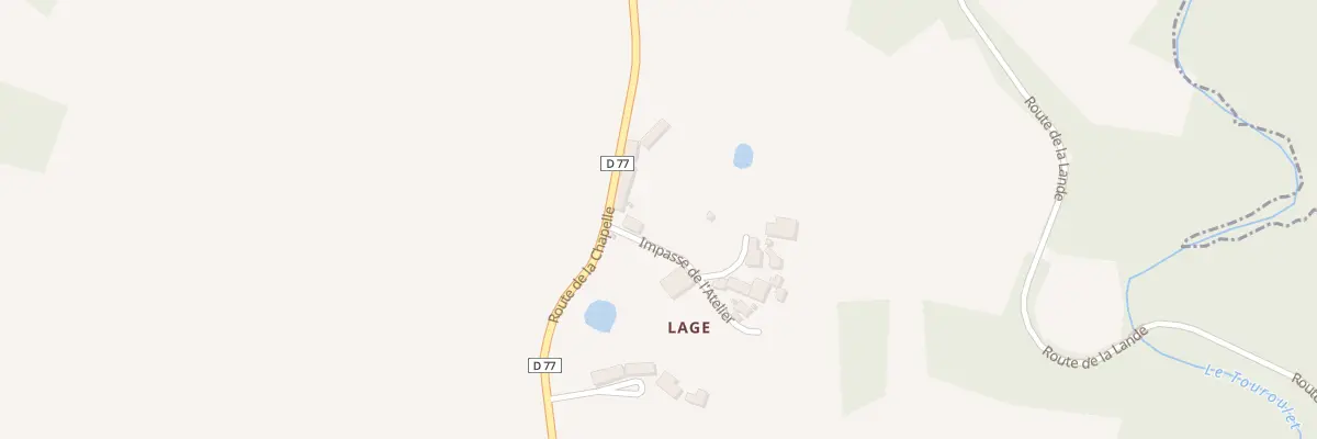 Plan du 154 Lage à Saint-Jory-de-Chalais