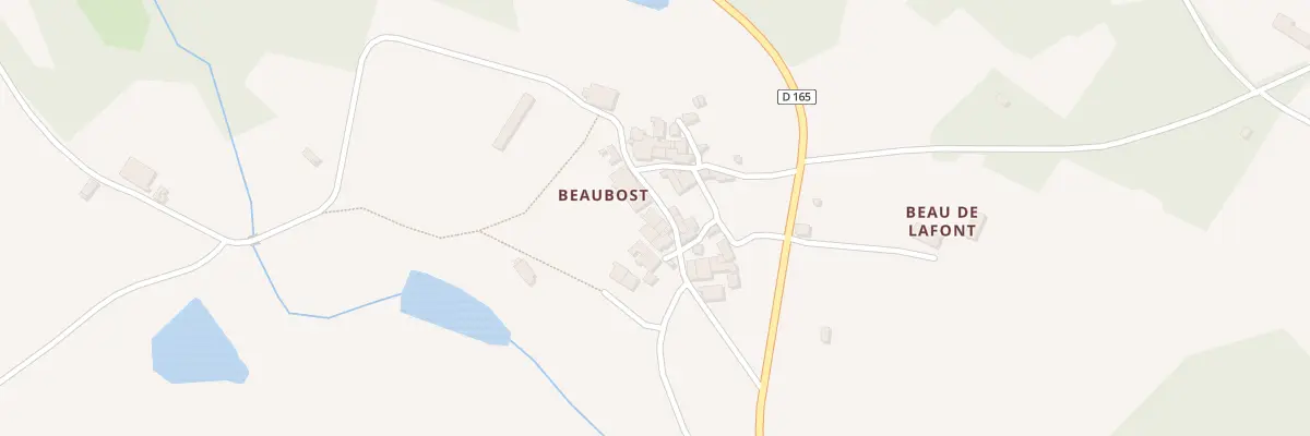 Plan du 6 Beaubost à Montrollet