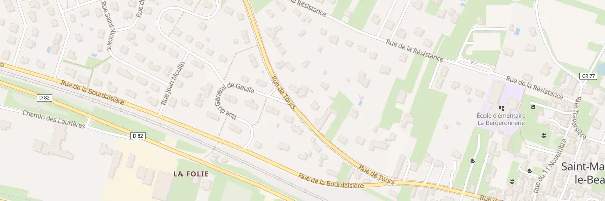 Plan du 56 Rue de Tours à Saint-Martin-le-Beau