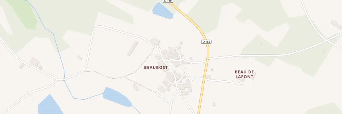 Plan du 8 Beaubost à Montrollet