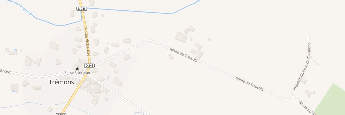 Plan du 204 Rte du Trescols à Villeneuve-sur-Lot