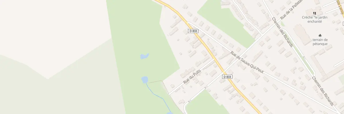 Plan du 411 Rue Théodore Pierre à Breteuil