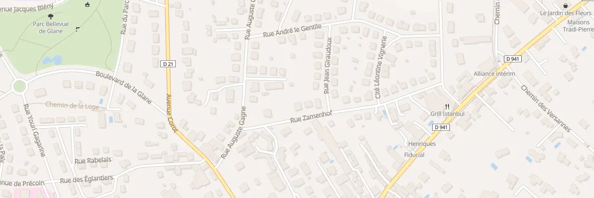 Plan du 3 Rue Zamenhof à Saint-Junien