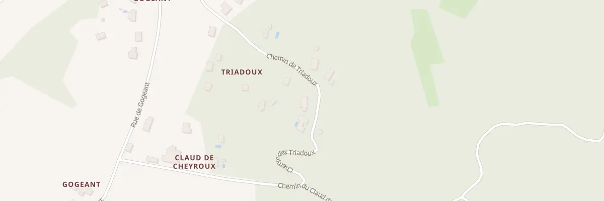 Plan du 28 Che des Triadoux à Saint-Vincent-sur-l’Isle