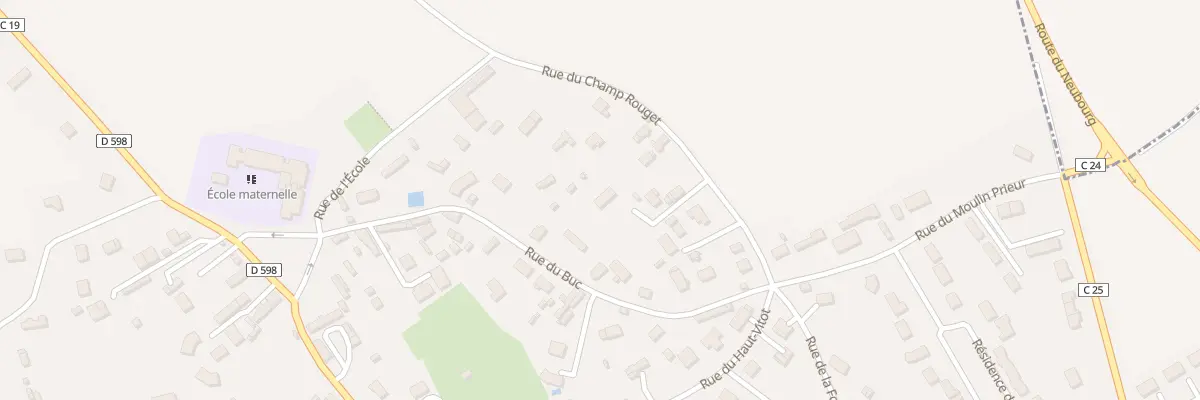 Plan du 6 Rue du Champ Rouget à Vitot