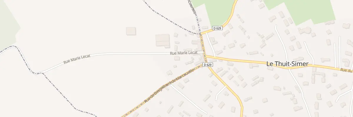 Plan du 1 Rue Marie Lecat à Saint-Pierre-du-Bosguérard