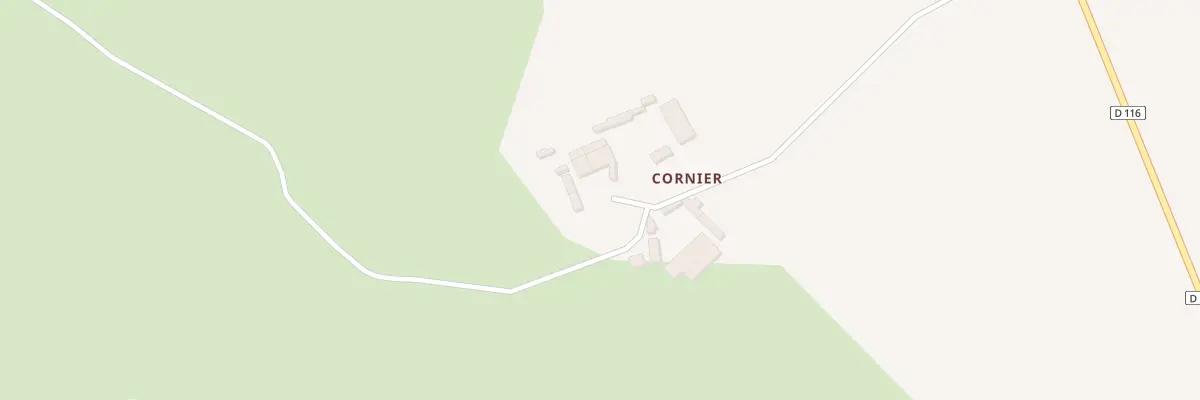 Plan du 5411 Cornier à Saulgé