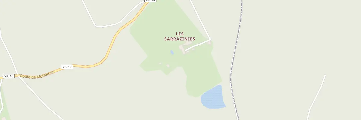Plan du 108 Les Sarrazinies à Mauzens-et-Miremont