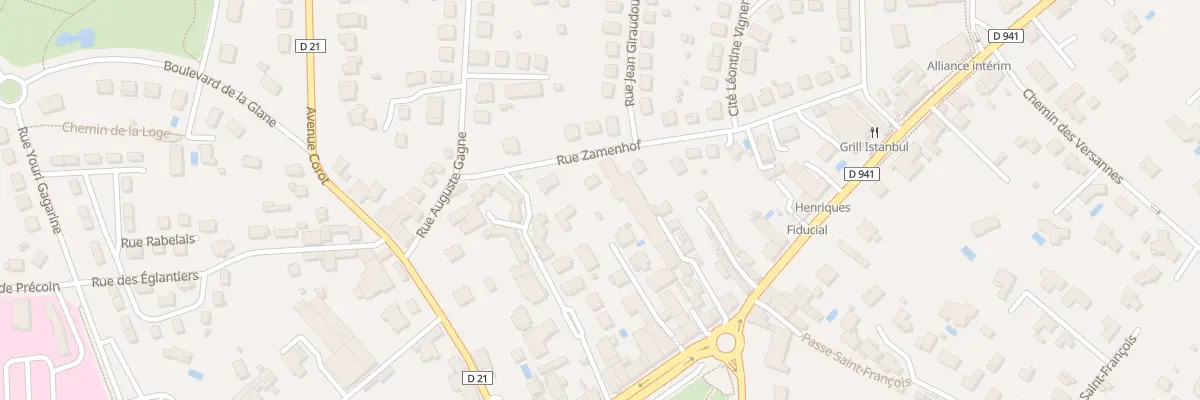 Plan du 6 Rue Zamenhof à Saint-Junien