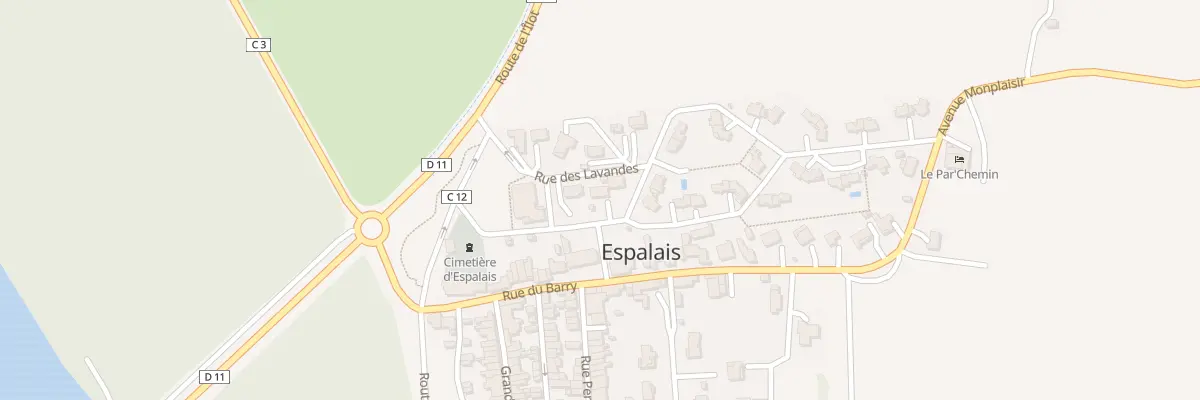 Plan du 8 Rue des Lavandes à Espalais