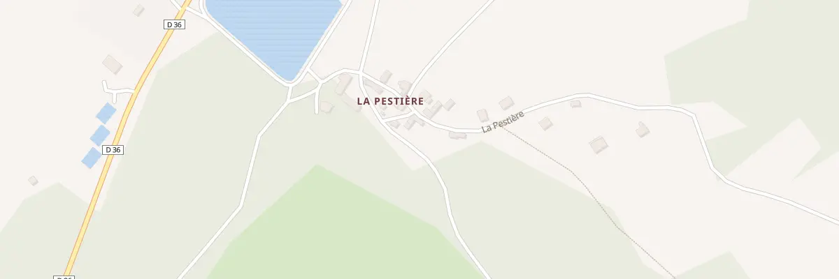 Plan du 128 La Pestière à La Madeleine-Bouvet