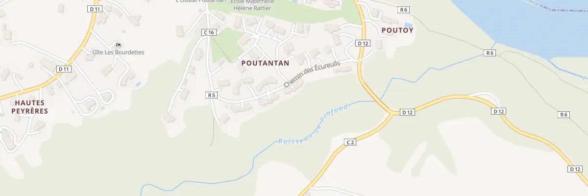 Plan du 6 Che des Ecureuils à Auvillar