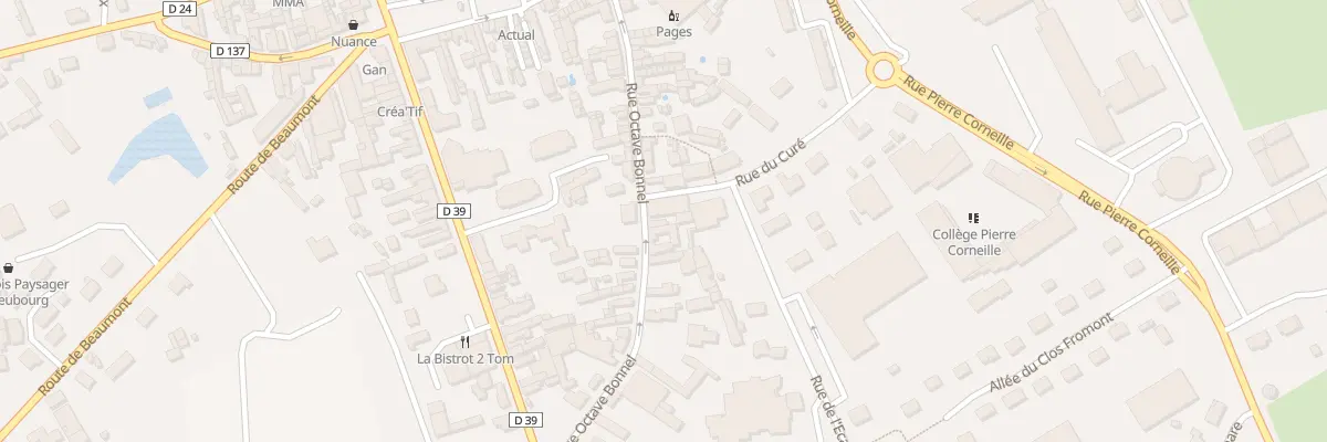 Plan du 61 Rue Octave Bonnel au Neubourg