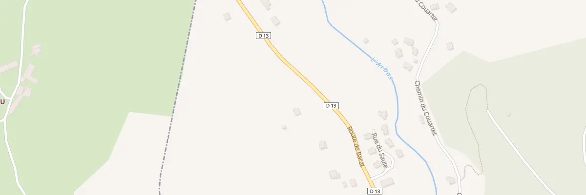 Plan du 2 Esplax à Arbas