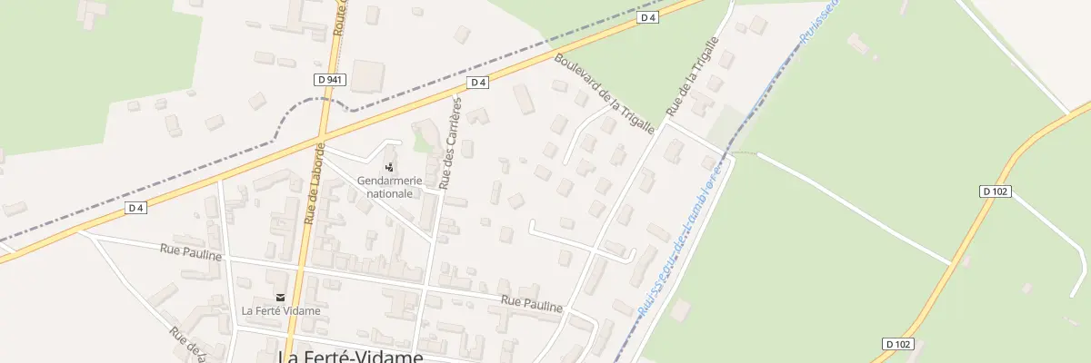 Plan du 8 Rue des Pommiers à La Ferté-Vidame
