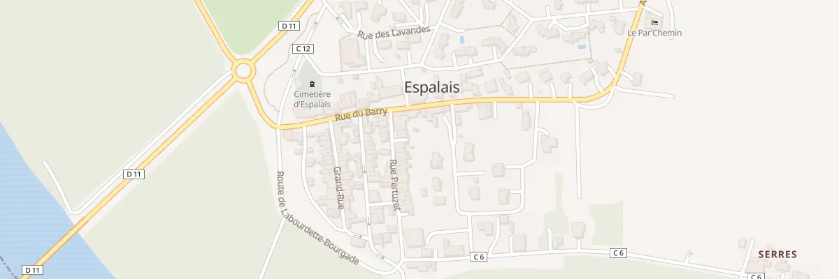 Plan du 5 Rue Pertuzet à Espalais