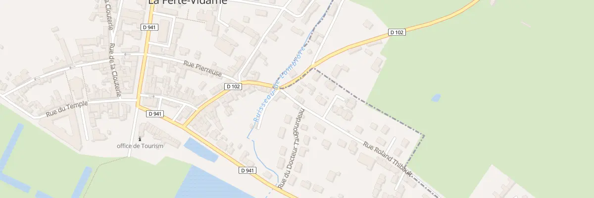 Plan du 1B Rue Roland Thibault à La Ferté-Vidame