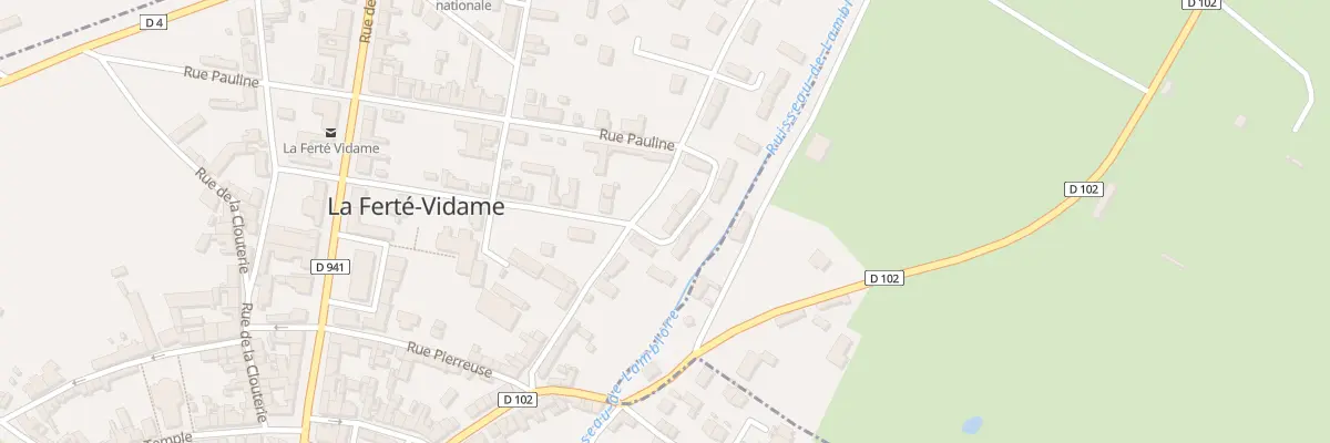 Plan du 2 Rue Maurice Levier à La Ferté-Vidame