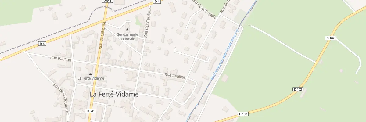 Plan du 17 Rue de la Trigalle à La Ferté-Vidame