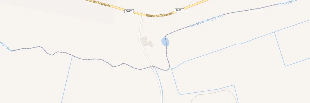 Plan du 818 Rte de Tournon à Dausse