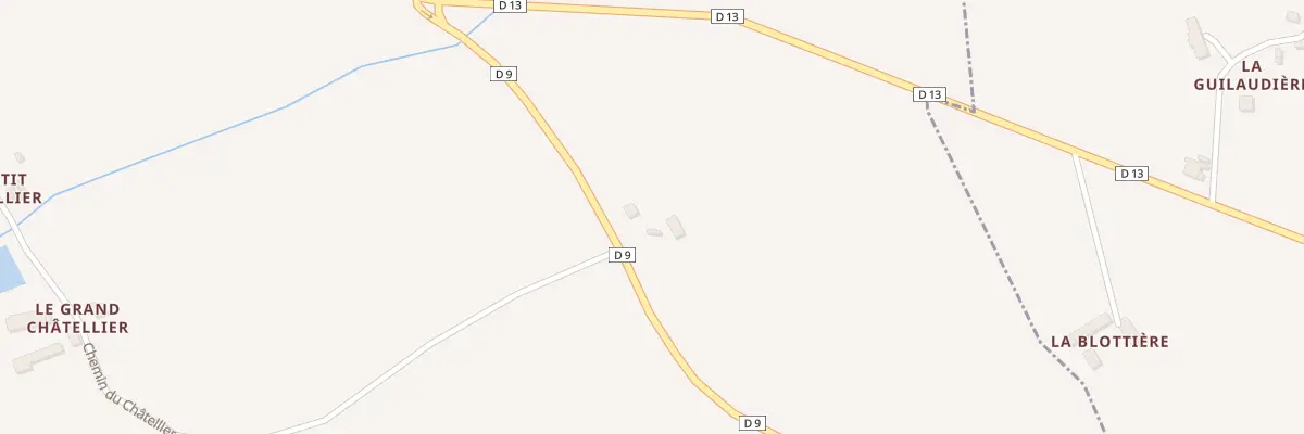 Plan du 477 La Blotiere à Authon-du-Perche