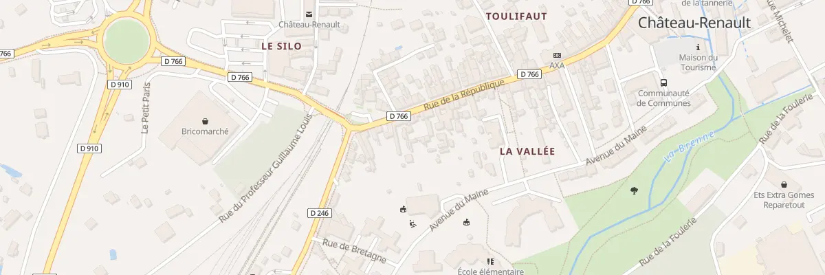 Plan du 171B Rue de la République à Château-Renault